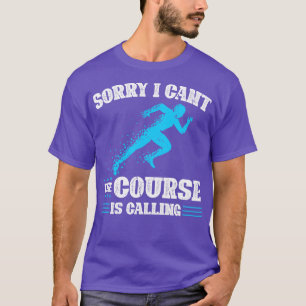 Der Kurs ruft das Feld "Gleis laufen" auf T-Shirt