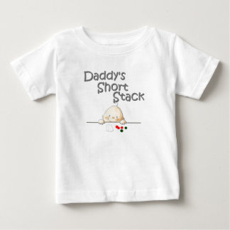 Der kurze Stapel T des Vatis Baby T-shirt