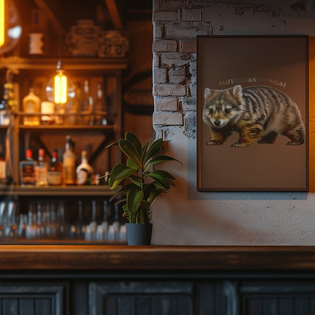 Der kuschelige Wombat Fotodruck (Von Creator hochgeladen)