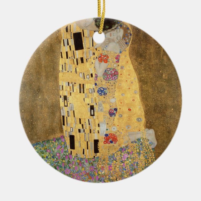 Der Kuss, 1907-08 Keramik Ornament (Vorne)