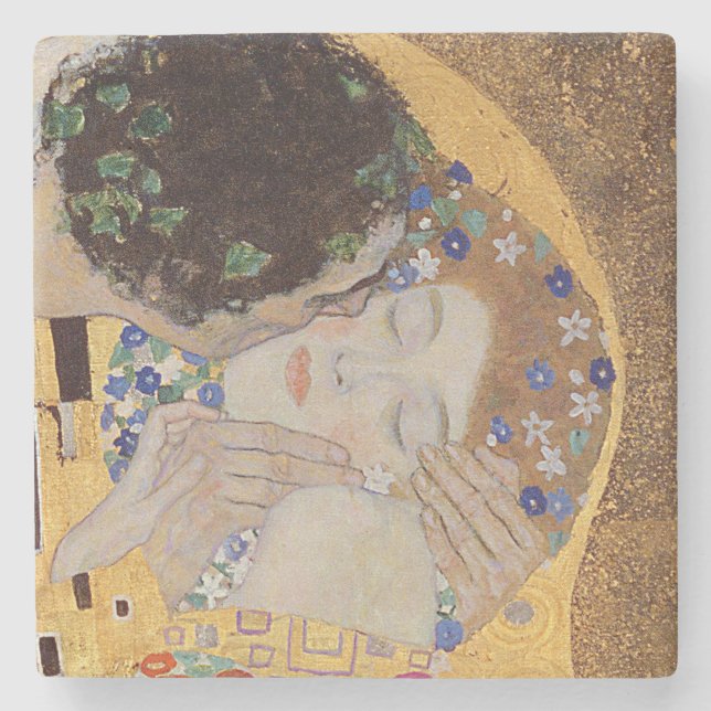 Der Kuss, 1907-08 Steinuntersetzer (Vorderseite)