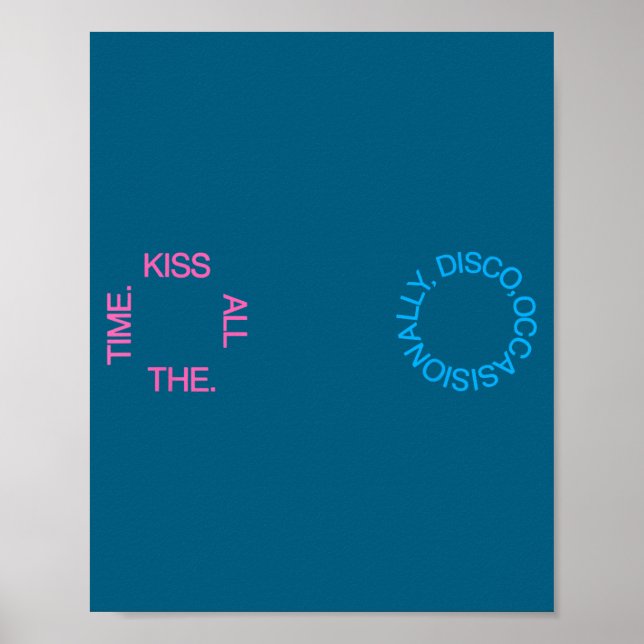 Der Kuss All Time Disco Occasionally Poster (Vorne)