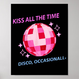 Der Kuss aller Zeiten Disco Gelegentlich Poster