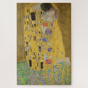 Der Kuss, Art Nouveau Ölgemälde, Gustav Klimt