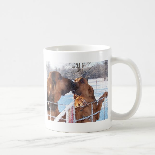 Der Kuss - Bluthund Kaffeetasse (Rechts)