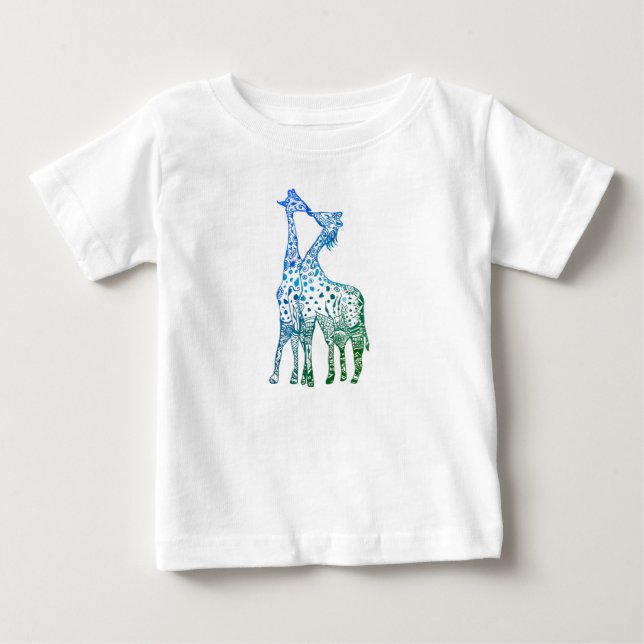Der Kuss der Giraffen Tutu RufleTee Baby T-shirt (Vorderseite)