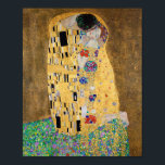 Der Kuss der Schürze Gustav Klimt Poster<br><div class="desc">Der Kuss von Gustav Klimt Poster</div>