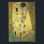 Der Kuss durch Gustav Klimt Handtuch<br><div class="desc">Der Kuss durch Gustav Klimt auf zu verwenden oder zu hängen O-Tuch</div>