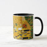 Der Kuss durch Gustav Klimt Tasse<br><div class="desc">Das Kuss-,  Öl- und Goldblatt auf Leinwand,  1907-1908. Österreichische Galerie Belvedere,  Wien, </div>