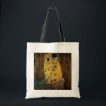 Der Kuss durch Gustav Klimt Tragetasche<br><div class="desc">Kunst Nouveau Malerei "der Kuss" von 1907-08 durch Gustav Klimt.</div>