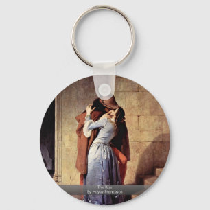 Der Kuss durch Hayez Francesco Schlüsselanhänger