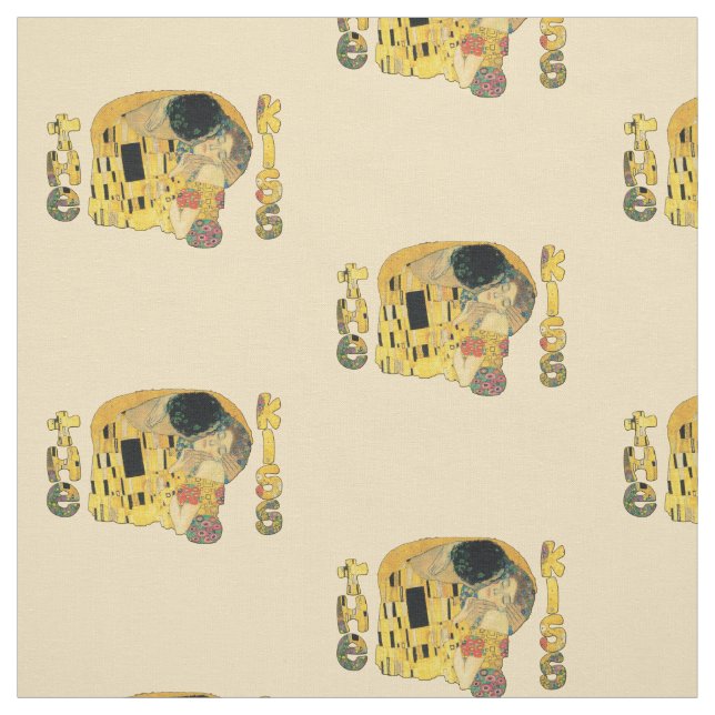 Der Kuss durch Klimt Gewebe Stoff (Muster)