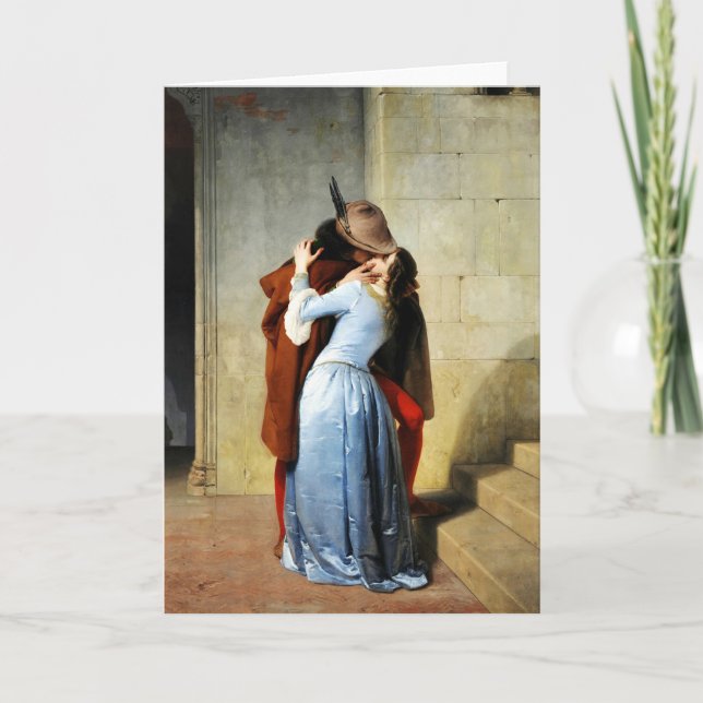 Der Kuss - Francesco Hayez Il Bacio  Karte (Vorderseite)