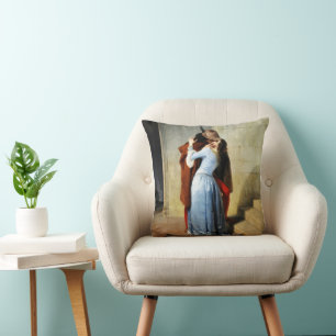 Der Kuss - Francesco Hayez Il Bacio  Kissen