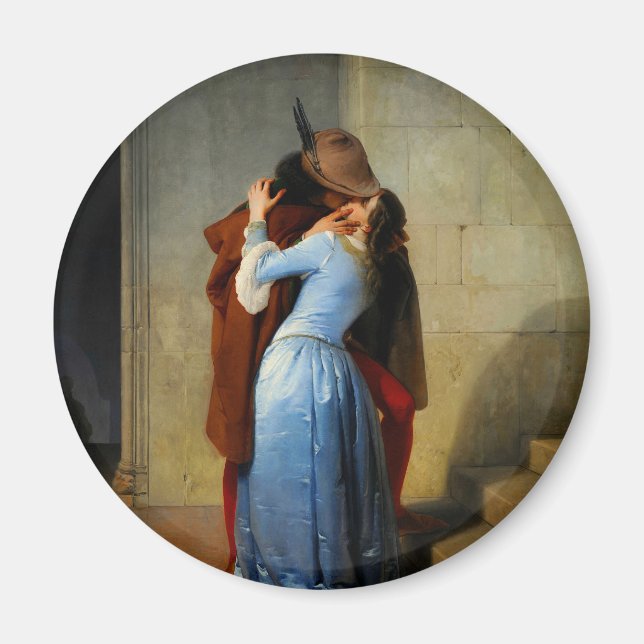 Der Kuss Francesco Hayez Magnet (Vorne)