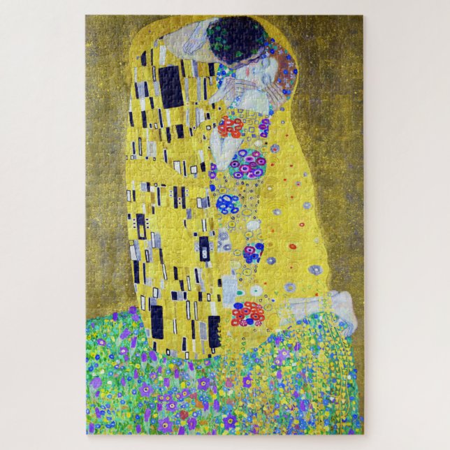 Der Kuss, Gustav Klimt (Vertikal)