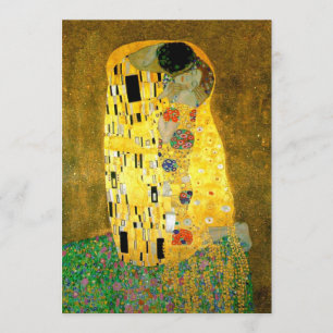 Der Kuss Gustav Klimt, der   Einladung Wedding ist