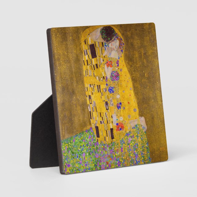 Der Kuss | Gustav Klimt | Fotoplatte (Vorderseite)