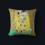 Der Kuss, Gustav Klimt Kissen<br><div class="desc">Gustav Klimt (14. Juli 1862 - 6. Februar 1918) war ein österreichischer symbolischer Maler und einer der prominentesten Mitglieder der Wiener Sezessionsbewegung. Klimt ist bekannt für seine Gemälde, Wandmalereien, Skizzen und andere Kunstgegenstände. Neben seinen figurativen Werken, die Allegorien und Portraits enthalten, malte er Landschaften. Unter den Künstlern der Wiener Sezession...</div>