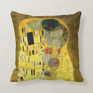 Der Kuss ~ Gustav Klimt Kissen
