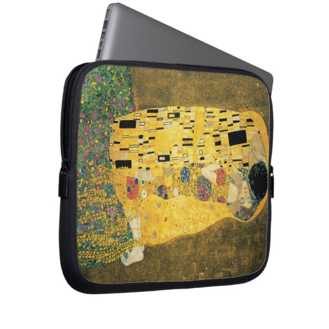 Der Kuss - Gustav Klimt Laptopschutzhülle (Vorne Rechts)