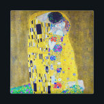 Der Kuss, Gustav Klimt Magnet<br><div class="desc">Gustav Klimt (14. Juli 1862 - 6. Februar 1918) war ein österreichischer symbolischer Maler und einer der prominentesten Mitglieder der Wiener Sezessionsbewegung. Klimt ist bekannt für seine Gemälde, Wandmalereien, Skizzen und andere Kunstgegenstände. Neben seinen figurativen Werken, die Allegorien und Portraits enthalten, malte er Landschaften. Unter den Künstlern der Wiener Sezession...</div>