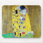 Der Kuss, Gustav Klimt Mousepad<br><div class="desc">Gustav Klimt (14. Juli 1862 - 6. Februar 1918) war ein österreichischer symbolischer Maler und einer der prominentesten Mitglieder der Wiener Sezessionsbewegung. Klimt ist bekannt für seine Gemälde, Wandgemälde, Skizzen und andere Kunstobjekte. Neben seinen figurativen Werken, die Allegorien und Portraits enthalten, malte er Landschaften. Unter den Künstlern der Wiener Sezession...</div>
