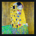Der Kuss, Gustav Klimt Poster<br><div class="desc">Gustav Klimt (14. Juli 1862 - 6. Februar 1918) war ein österreichischer symbolischer Maler und einer der prominentesten Mitglieder der Wiener Sezessionsbewegung. Klimt ist bekannt für seine Gemälde, Wandgemälde, Skizzen und andere Kunstobjekte. Neben seinen figurativen Werken, die Allegorien und Portraits enthalten, malte er Landschaften. Unter den Künstlern der Wiener Sezession...</div>