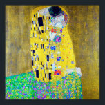 Der Kuss, Gustav Klimt Poster<br><div class="desc">Gustav Klimt (14. Juli 1862 - 6. Februar 1918) war ein österreichischer symbolischer Maler und einer der prominentesten Mitglieder der Wiener Sezessionsbewegung. Klimt ist bekannt für seine Gemälde, Wandgemälde, Skizzen und andere Kunstobjekte. Neben seinen figurativen Werken, die Allegorien und Portraits enthalten, malte er Landschaften. Unter den Künstlern der Wiener Sezession...</div>