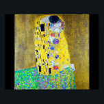 Der Kuss, Gustav Klimt Poster<br><div class="desc">Gustav Klimt (14. Juli 1862 - 6. Februar 1918) war ein österreichischer symbolischer Maler und einer der prominentesten Mitglieder der Wiener Sezessionsbewegung. Klimt ist bekannt für seine Gemälde, Wandgemälde, Skizzen und andere Kunstobjekte. Neben seinen figurativen Werken, die Allegorien und Portraits enthalten, malte er Landschaften. Unter den Künstlern der Wiener Sezession...</div>