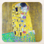 Der Kuss, Gustav Klimt Rechteckiger Pappuntersetzer<br><div class="desc">Gustav Klimt (14. Juli 1862 - 6. Februar 1918) war ein österreichischer symbolischer Maler und einer der prominentesten Mitglieder der Wiener Sezessionsbewegung. Klimt ist bekannt für seine Gemälde, Wandmalereien, Skizzen und andere Kunstgegenstände. Neben seinen figurativen Werken, die Allegorien und Portraits enthalten, malte er Landschaften. Unter den Künstlern der Wiener Sezession...</div>