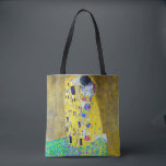 Der Kuss, Gustav Klimt Tasche<br><div class="desc">Gustav Klimt (14. Juli 1862 - 6. Februar 1918) war ein österreichischer symbolischer Maler und einer der prominentesten Mitglieder der Wiener Sezessionsbewegung. Klimt ist bekannt für seine Gemälde, Wandmalereien, Skizzen und andere Kunstgegenstände. Neben seinen figurativen Werken, die Allegorien und Portraits enthalten, malte er Landschaften. Unter den Künstlern der Wiener Sezession...</div>