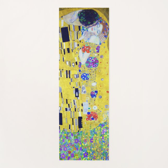 Der Kuss, Gustav Klimt Yogamatte (Vorderseite)