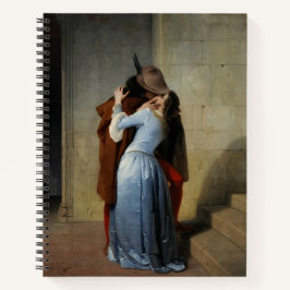 Der Kuss in Blue Satin Francesco Hayez Sketch Notizbuch