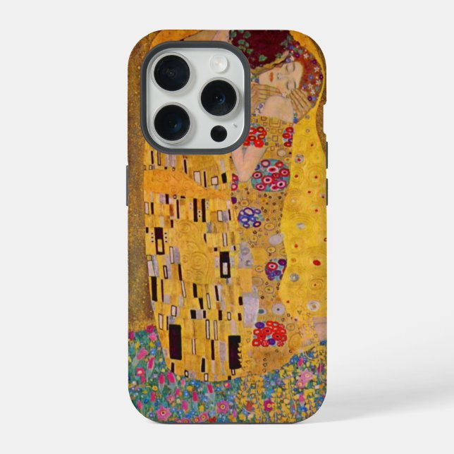 Der Kuss iPhone 15 Pro Hülle (Rückseite)