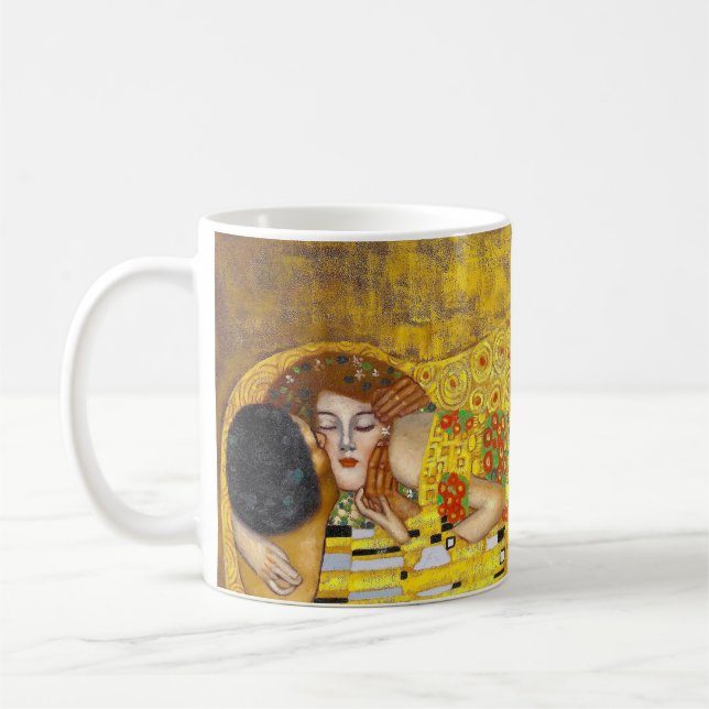 Der Kuss -  Kaffeetasse (Links)