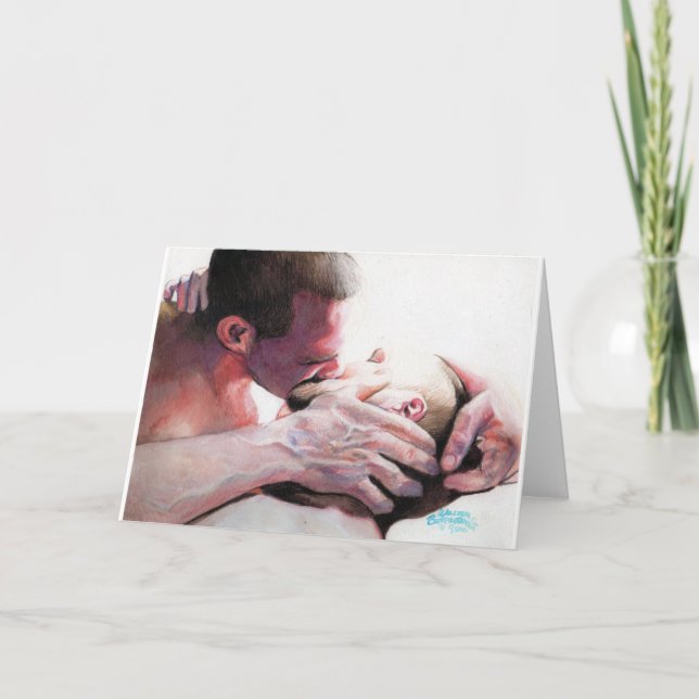 Der Kuss Karte (Vorderseite)