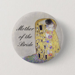 "Der Kuss" Klimt Kunst Nouveau Button