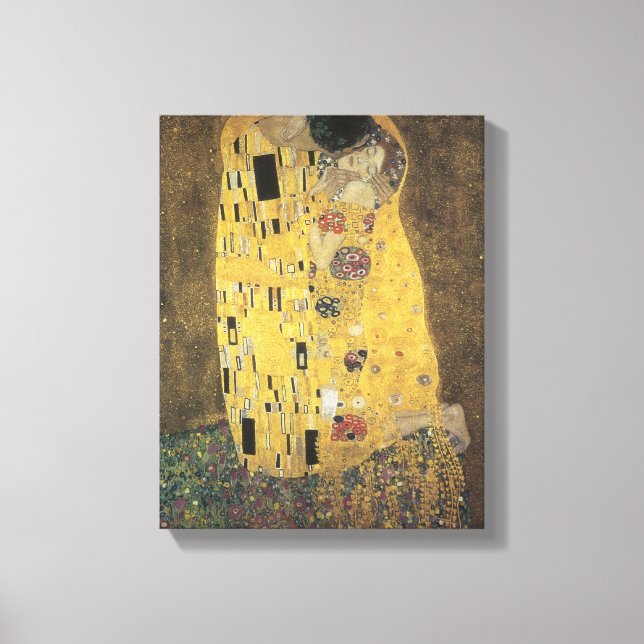 Der Kuss Leinwanddruck (Vorderseite)