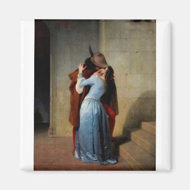 Der Kuss Pinacoteca di Brera Mailand 1859 Magnet (Vorne)