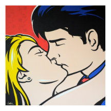 Der Kuss Pop Art