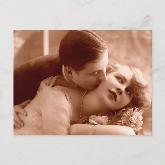 Der Kuss Postkarte (Vorderseite)