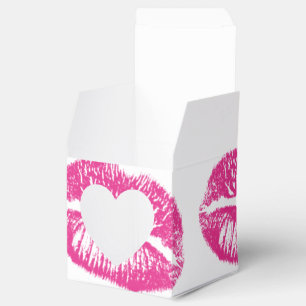 Der Kuss, rosa Lippen Geschenkschachtel