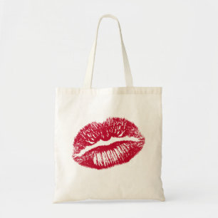 Der Kuss, Rote Lippen Tragetasche