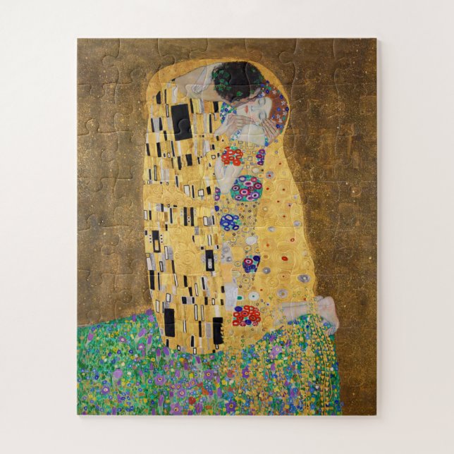 Der Kuss von Gustav Klimt (Vertikal)