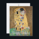 Der Kuss von Gustav Klimt<br><div class="desc">Der Kuss von Gustav Klimt Der Kuss ist ein Ölgemälde mit Goldblatt, Silber und Platin vom österreichischen Symbolik-Maler Gustav Klimt. Es wurde irgendwann in den Jahren 1907 und 1908 gemalt, auf dem Höhepunkt dessen, was Gelehrte seine "Goldene Periode" nennen. Mit schimmernden Goldtönen, stilisierten Formen und sentimentaler Ikonographie verzaubert der Kiss...</div>