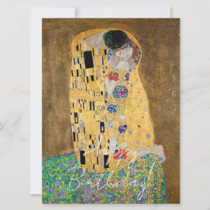 Der Kuss von Gustav Klimt Alles Gute zum Geburtsta Karte