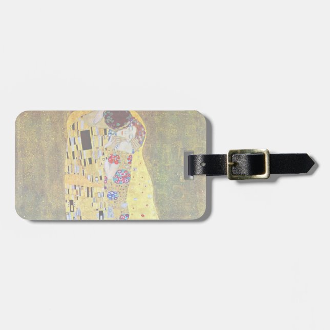 Der Kuss von Gustav Klimt Gepäckanhänger (Vorderseite horizontal)