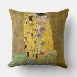 Der Kuss von Gustav Klimt Kissen