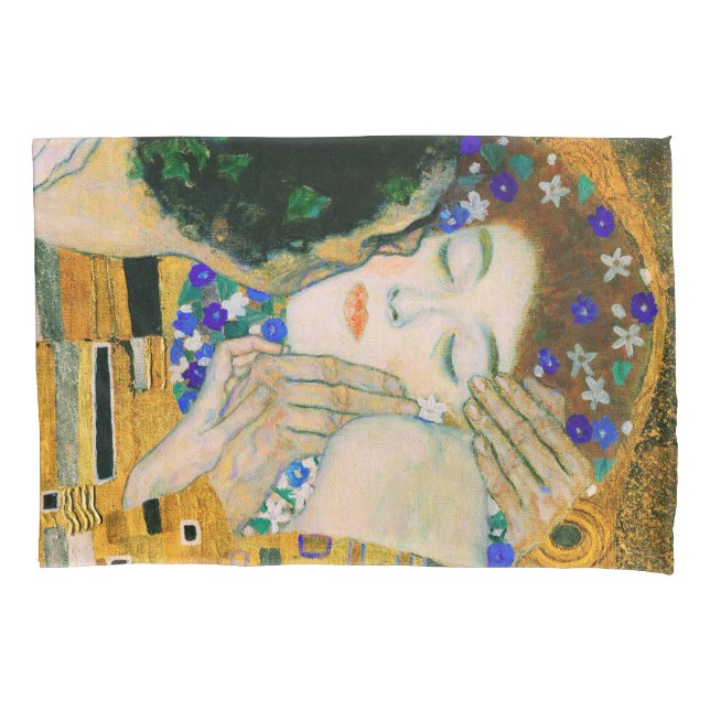 Der Kuss von Gustav Klimt Kissenbezug (Vorderseite)